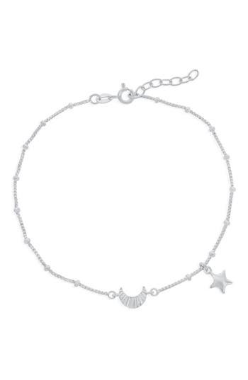 SIMONA SIMONA CRESCENT MOON & STAR ANKLET