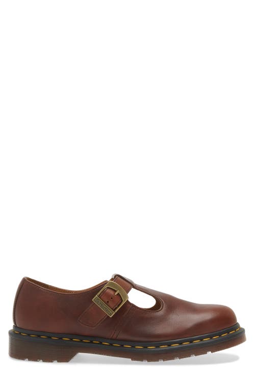 Dr. Martens' T-bar Regency Slip-on Shoe In Whiskey Calf