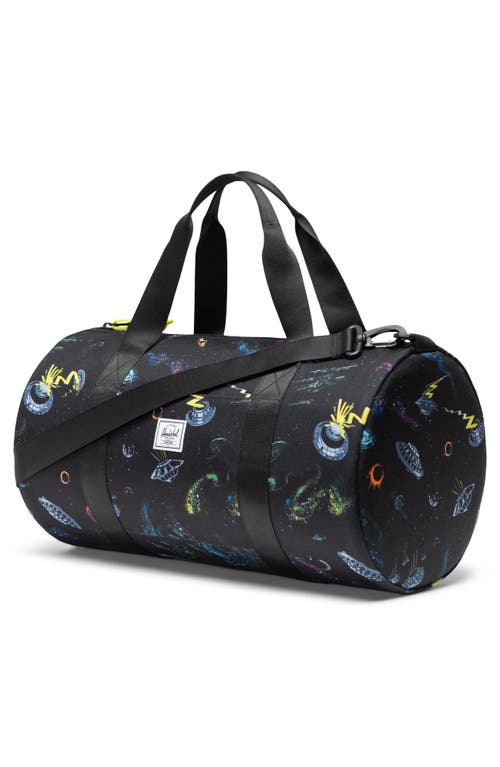 Shop Herschel Supply Co . Kids' Classic Duffle Bag In Ufo Galaxy