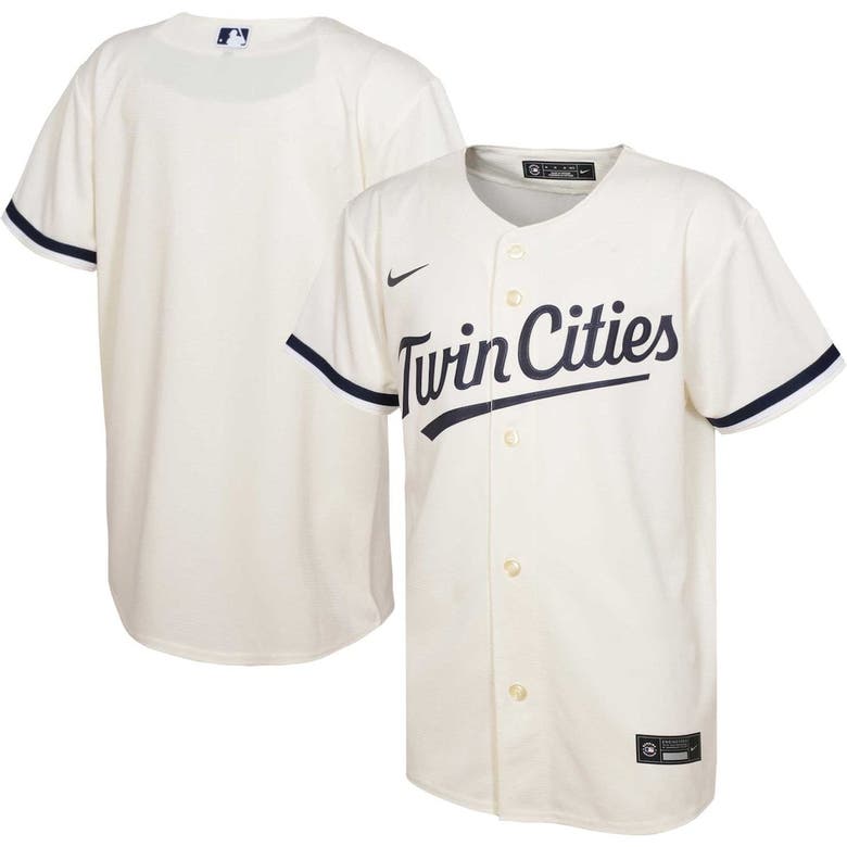 Youth Minnesota Twins Nike Cream Alternate Replica Team Jersey