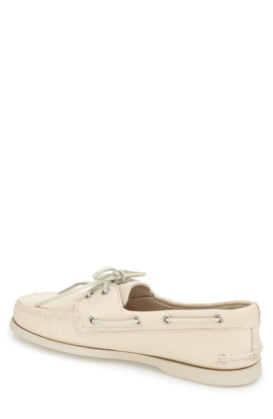 Shop Sperry Authentic Original Boat Shoe In White