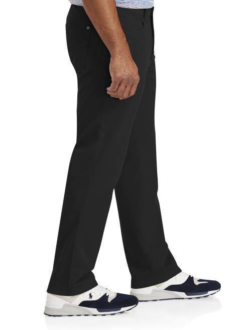 Shop True Nation By Dxl 5-pocket Everyday Stretch Twill Pants In Midnight Black