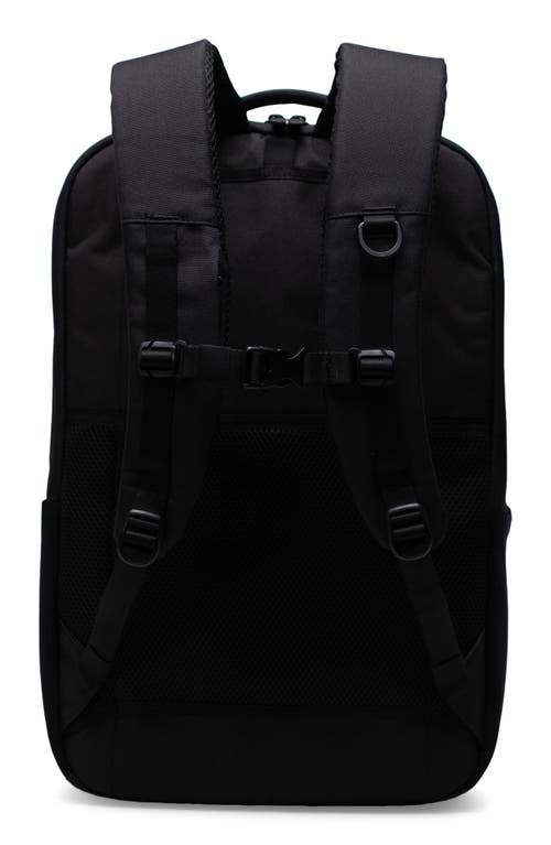 Herschel Supply Co . Kaslo Recycled Polyester Daypack Tech Backpack In Black
