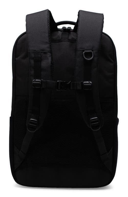 Shop Herschel Supply Co . Kaslo Recycled Polyester Daypack Tech Backpack In Black