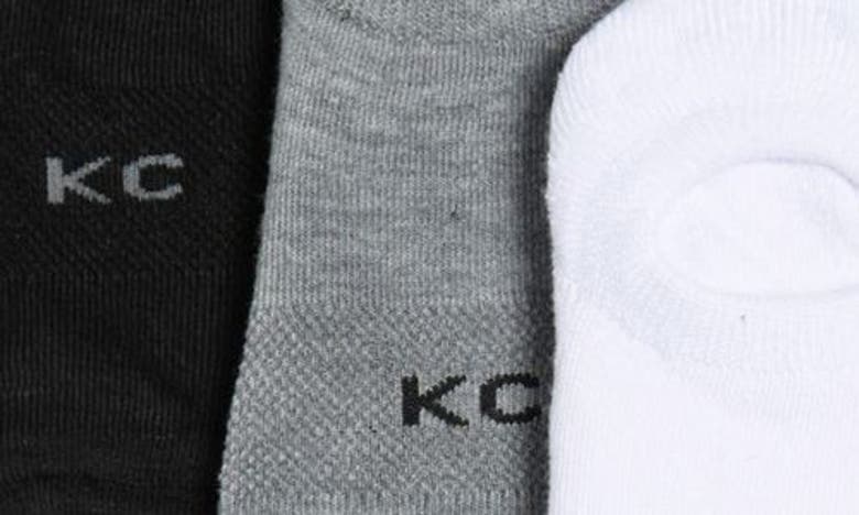 Shop Kenneth Cole 6-pack No-show Socks In Dark Grey