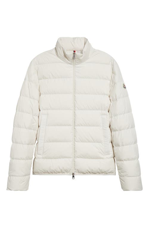 Moncler Baudinet Down Puffer Jacket In Natural