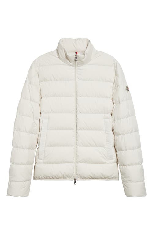 Shop Moncler Baudinet Down Puffer Jacket In Natural