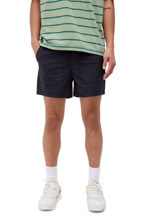 PacSun Chad Cotton Blend Shorts in Black Onyx