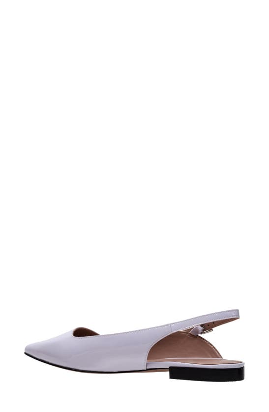 Linea Paolo Caia Pointed Toe Slingback Flat In Lavender Fog