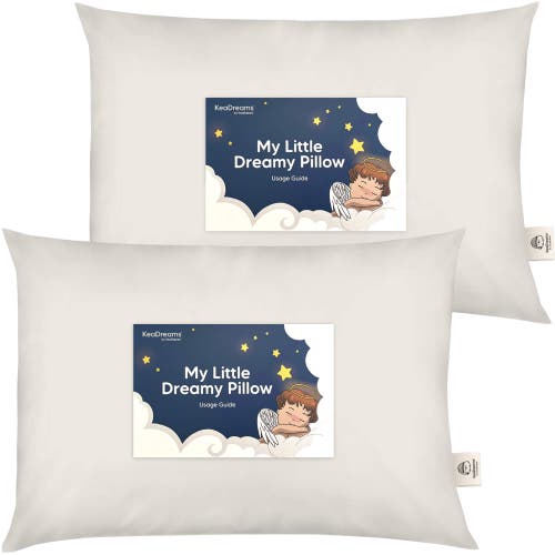 Shop Keababies 2-pack Toddler Pillows In Clay