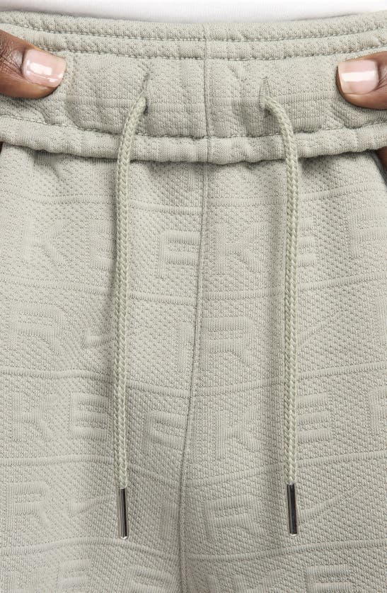 Shop Nike Sportswear Air Knit Shorts In Dark Stucco/ Dark Stucco