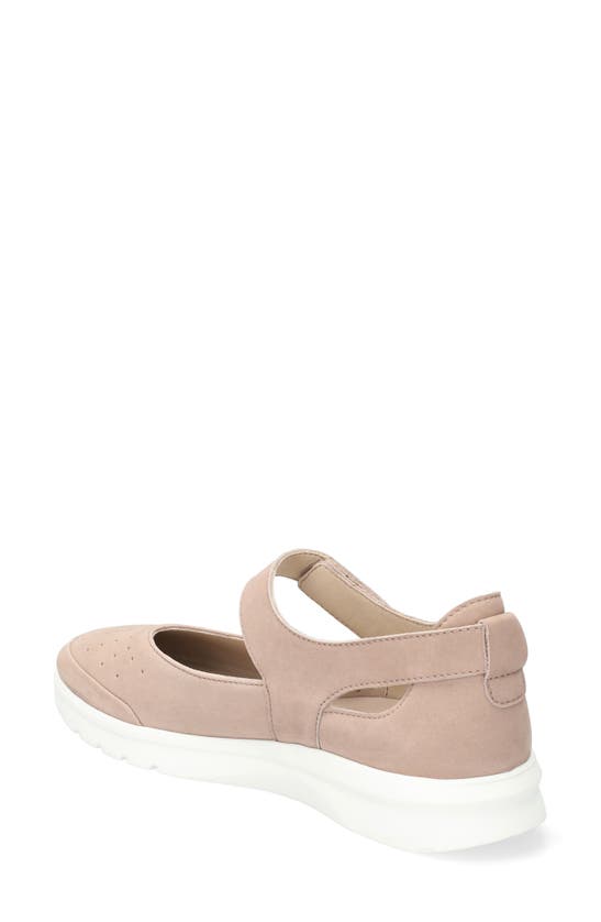 Shop Mephisto Marsia Mary Jane Flat In Light Taupe Bucksoft