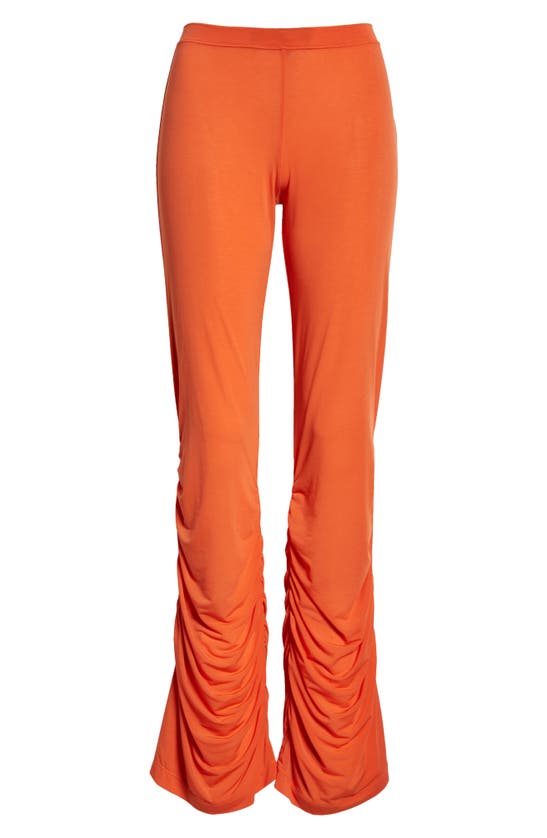 Shop Maccapani The Ruched Pants In Orange