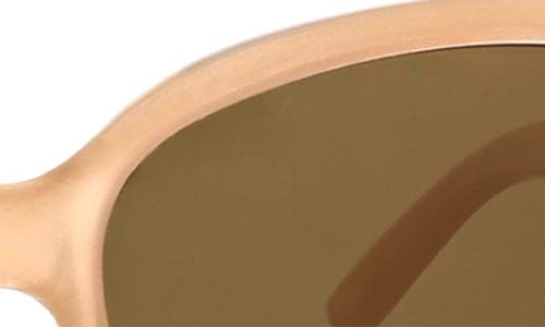 Oscar De La Renta 62mm Vented Polarized Sunglasses In Blush