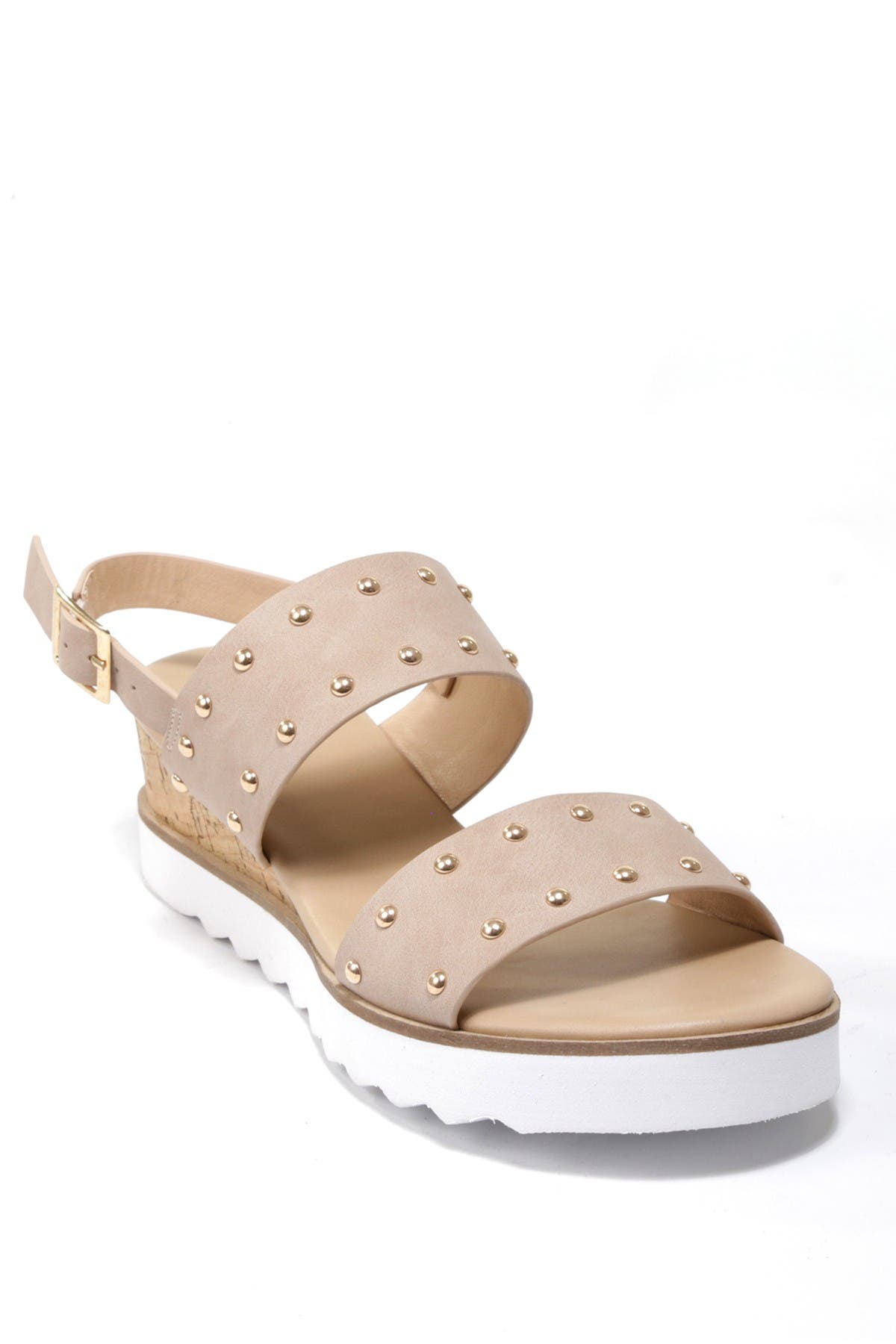 nicole miller studded flats