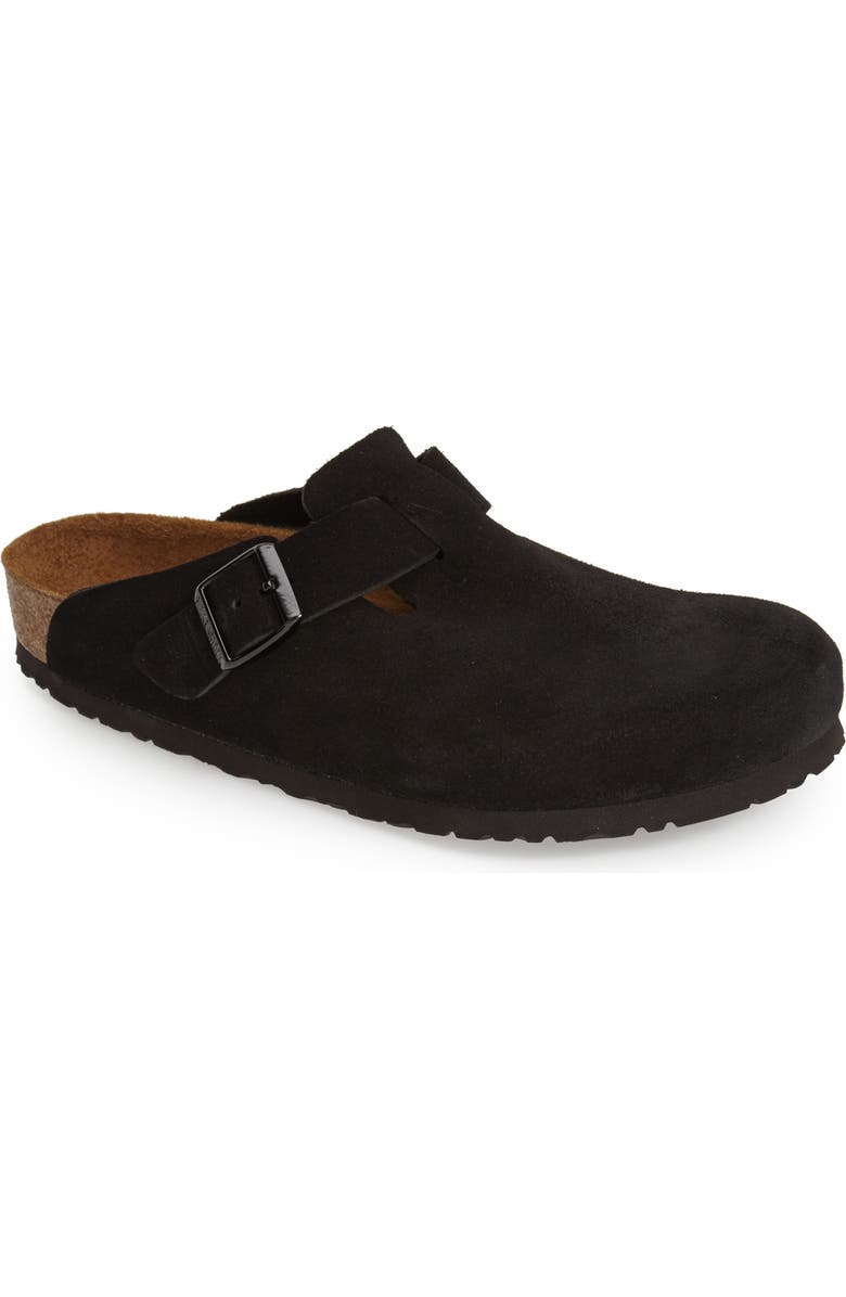 Birkenstock 'Boston Soft' Suede Clog (Men) | Nordstrom