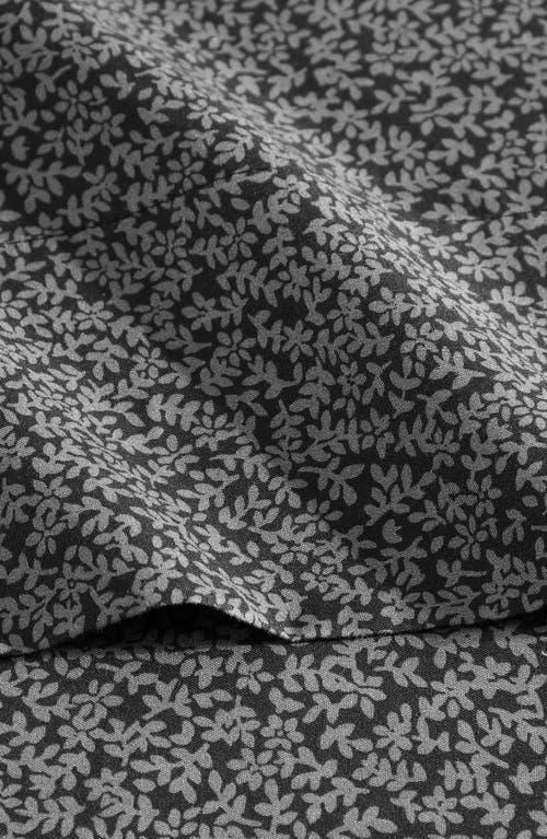 Kenneth Cole New York Chill Flowers Sheet Set In Charcoal