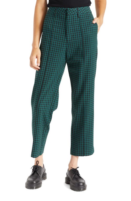 Brixton Retro Ankle Trousers in Emerald