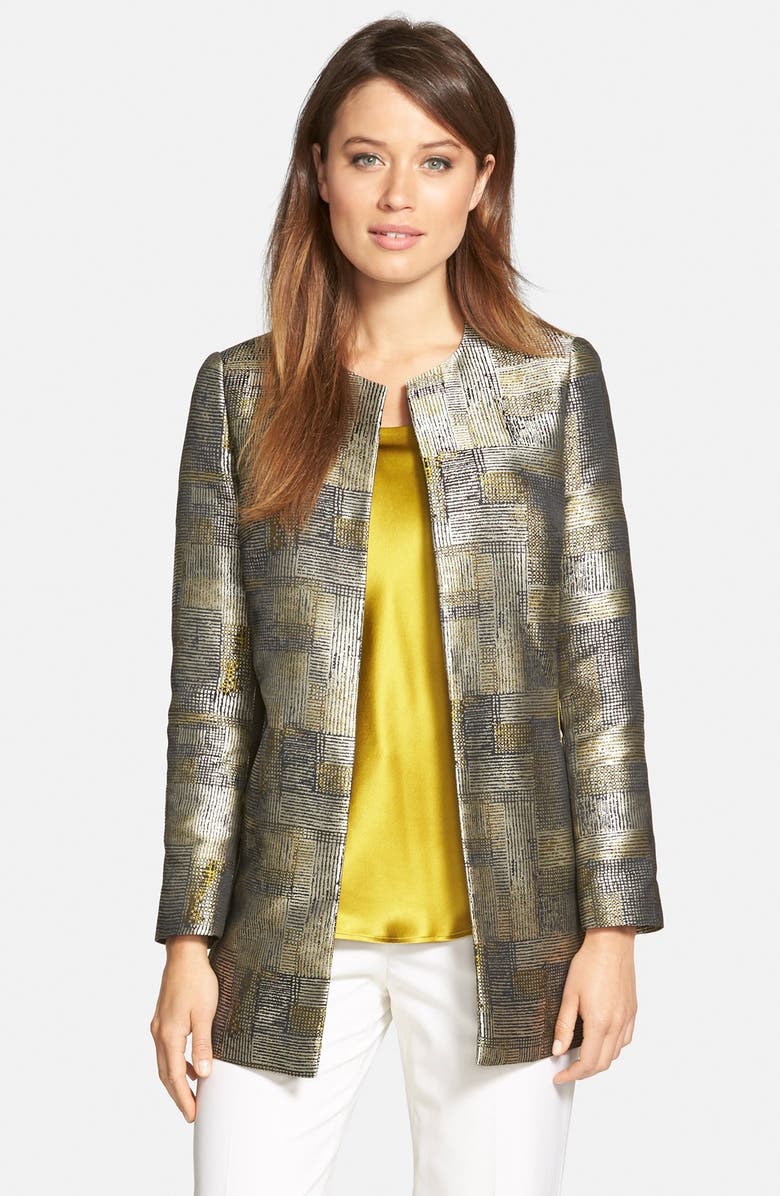 Lafayette 148 New York Pria Anthology Jacquard Coat Lafayette 148 New York Pria Anthology Jacquard Coat