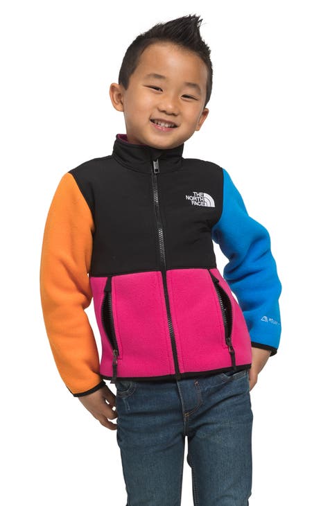 The North Face Kids' Denali Colorblock Water Repellent Fleece Jacket