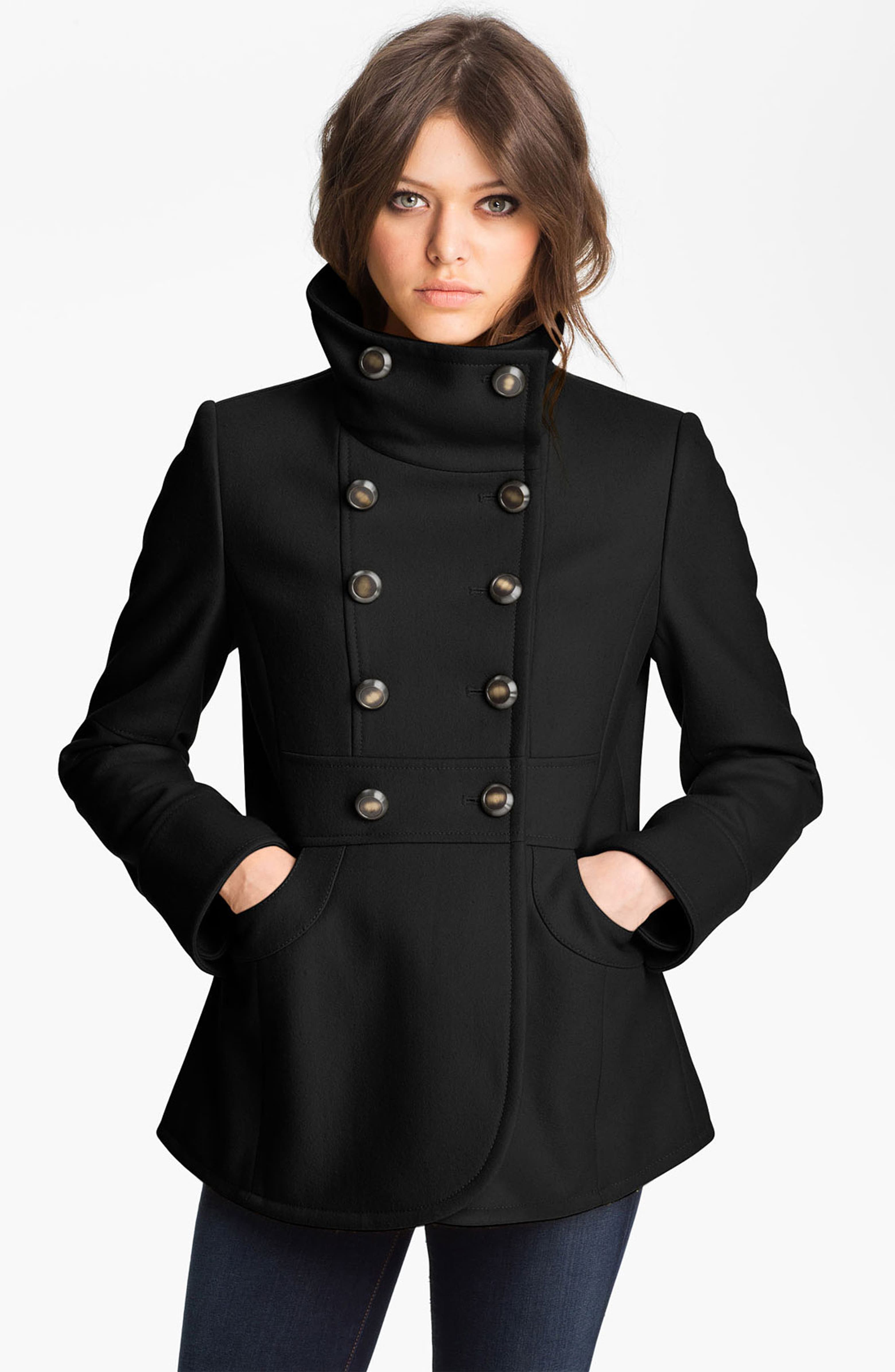 Kenneth Cole New York Double Breasted Peacoat | Nordstrom