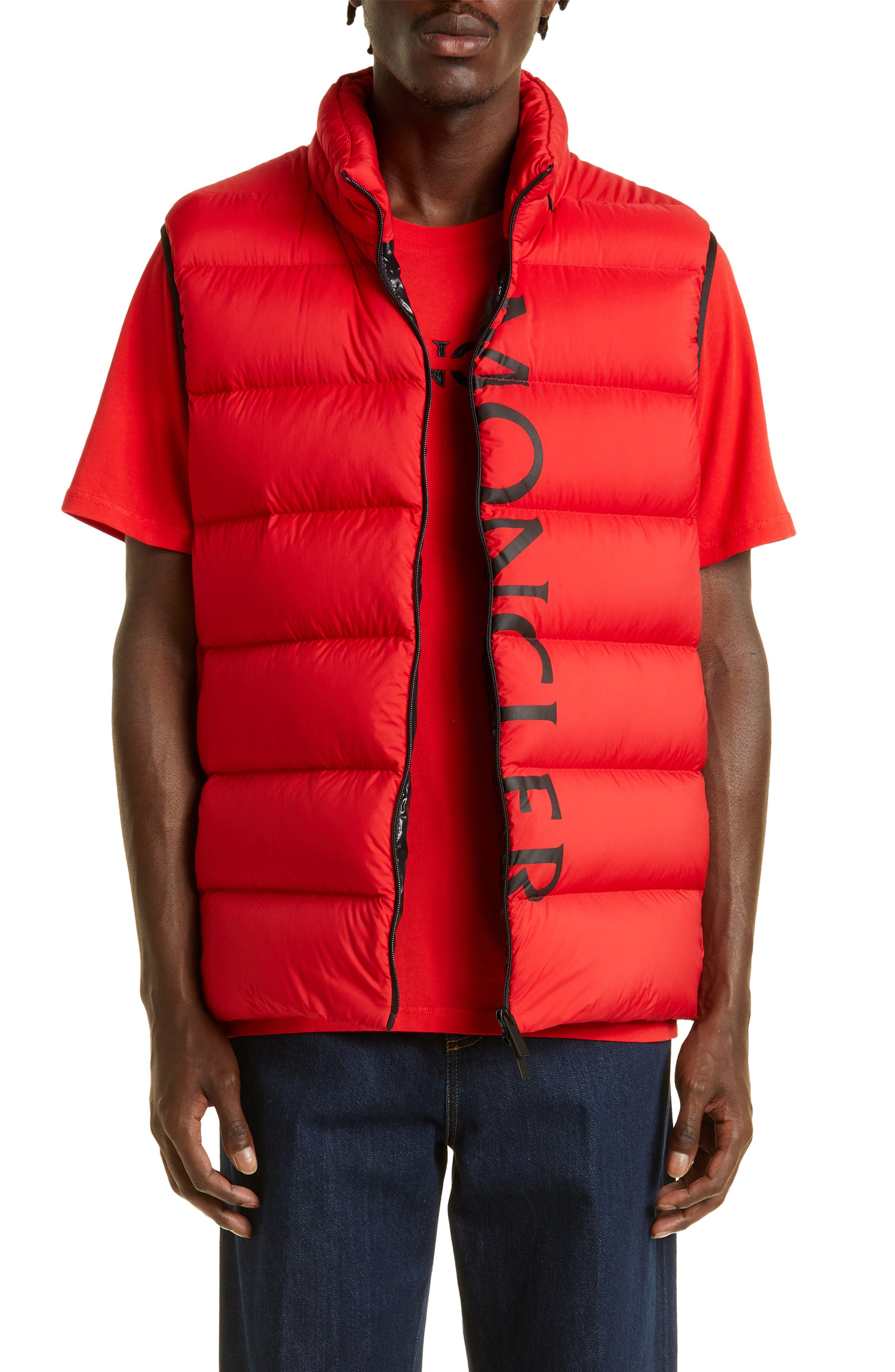 male puffer vest