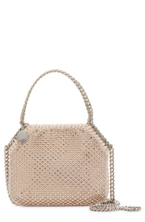 Stella McCartney Tote In White Faux Leather in Natural