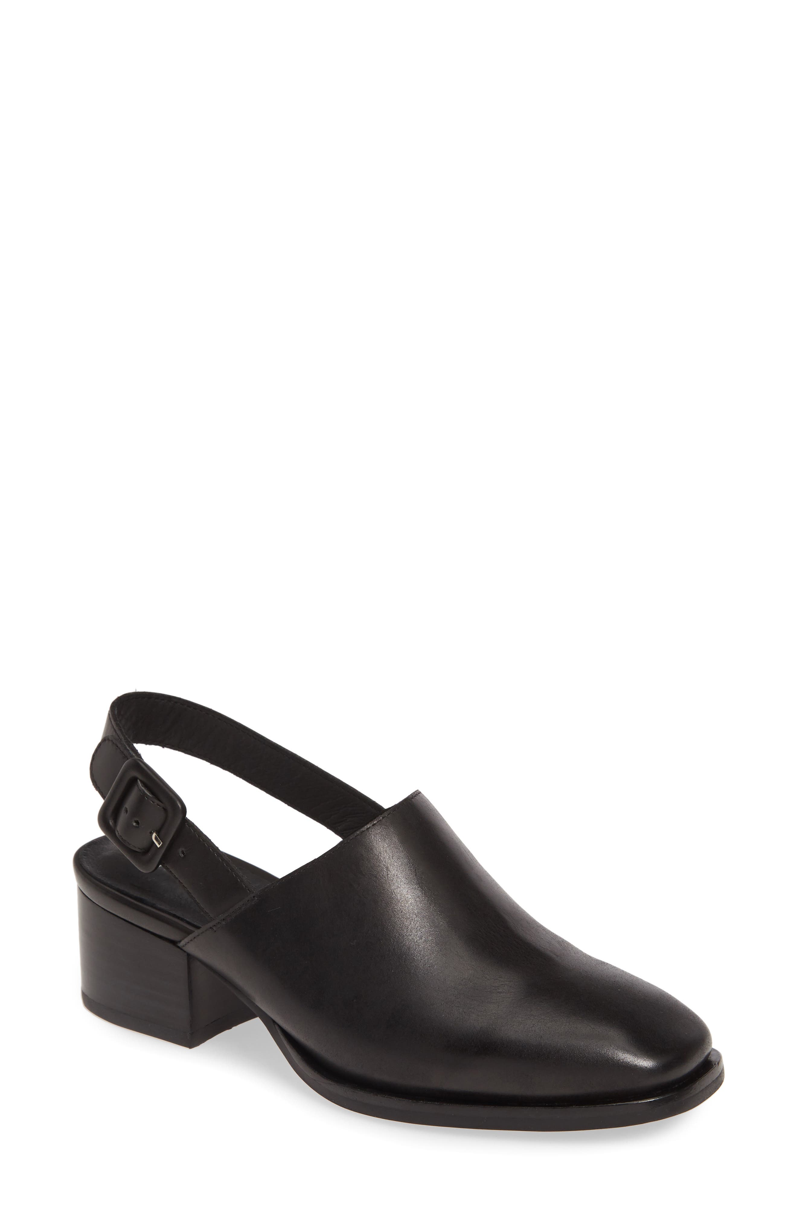 Jeffrey Campbell Fraser Slingback Clog, Black