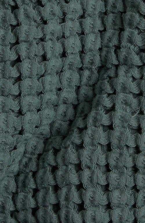 Parachute Waffle Cotton Throw Blanket In Agave