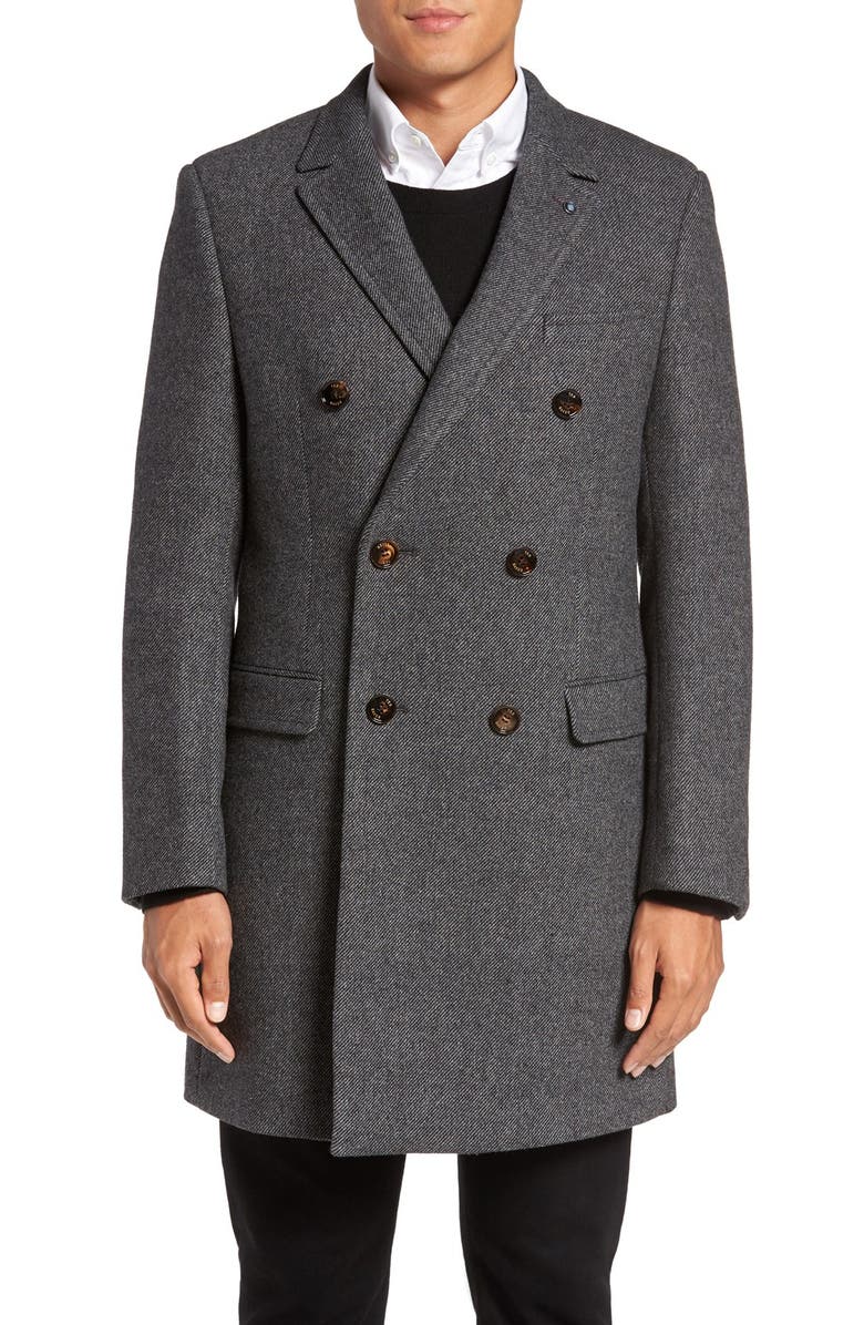 Ted Baker London Roswell Wool Blend Overcoat | Nordstrom