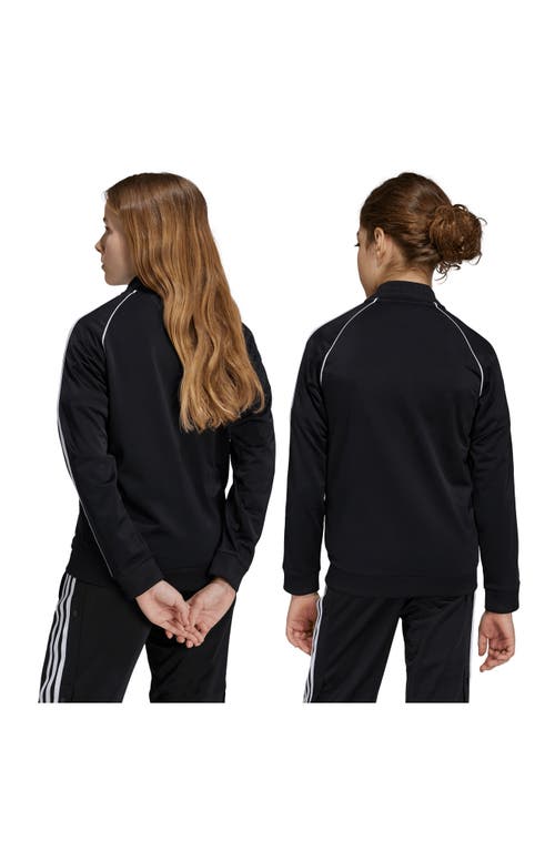 Shop Adidas Originals Adidas Kids' Sst Recycled Polyester Track Jacket In Black