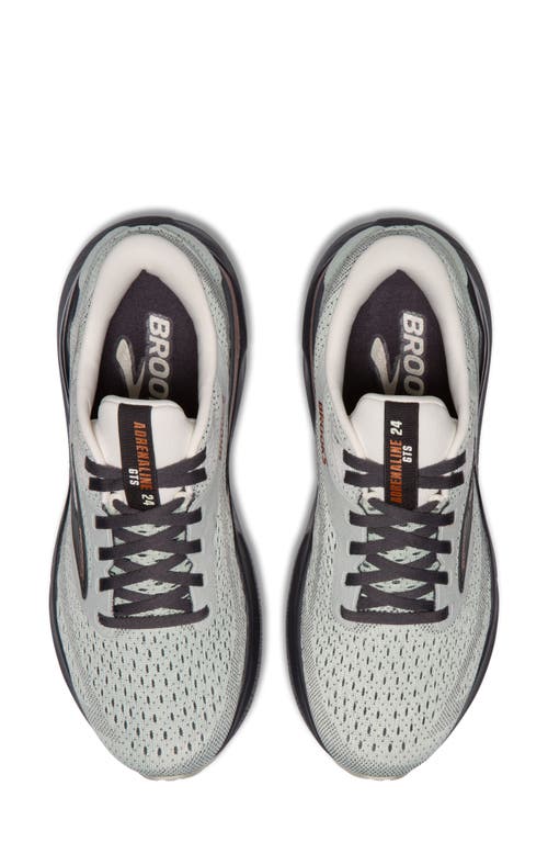 Shop Brooks Adrenaline Gts 24 Running Shoe In Mercury/ebony/copper