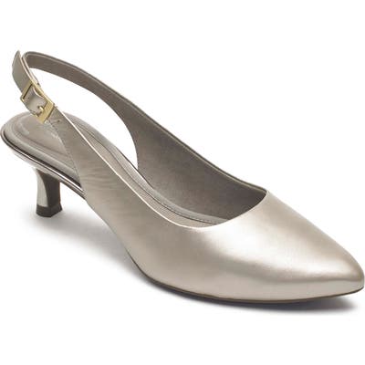 Rockport Total Motion Kaiya Slingback Pump W - Metallic
