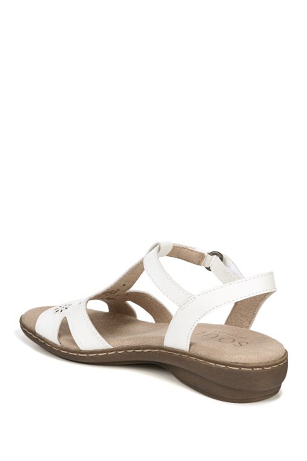 wide width leather sandals
