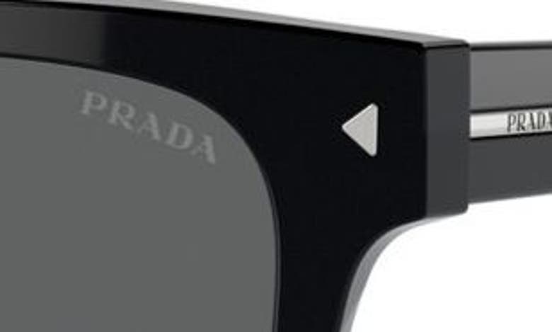 Prada Pantos Acetate Sunglasses With Unique Temple Design In Black
