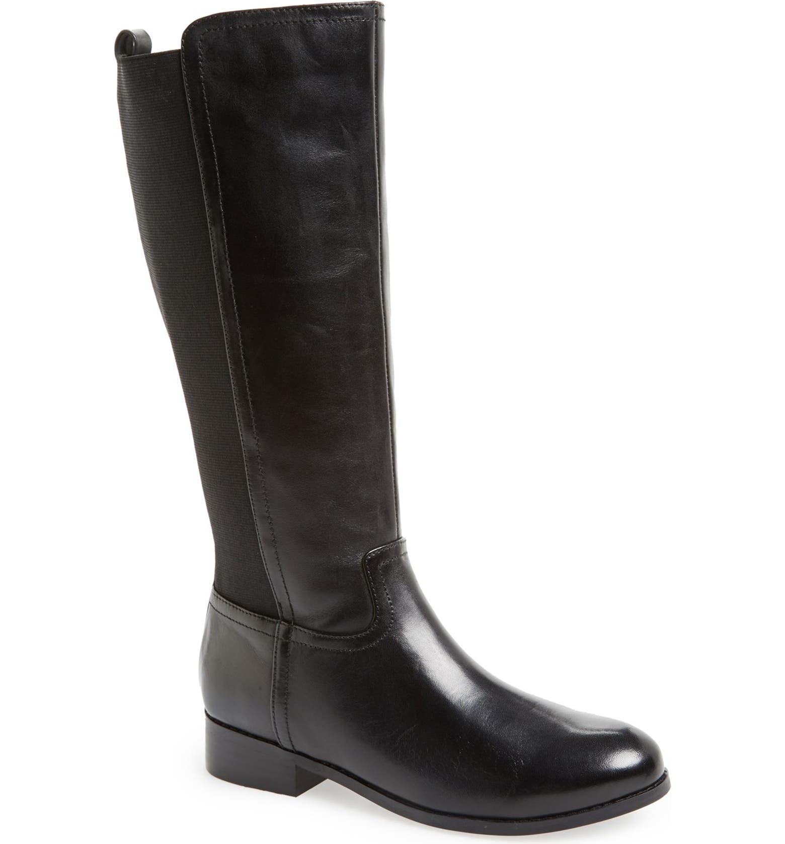 Trotters 'Signature Lucia' Leather Riding Boot (Wide Calf) (Women ...