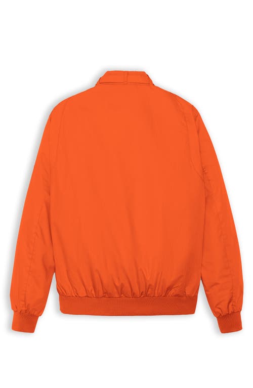 Shop Members Only Classic Iconic Racer Jacket In Orange