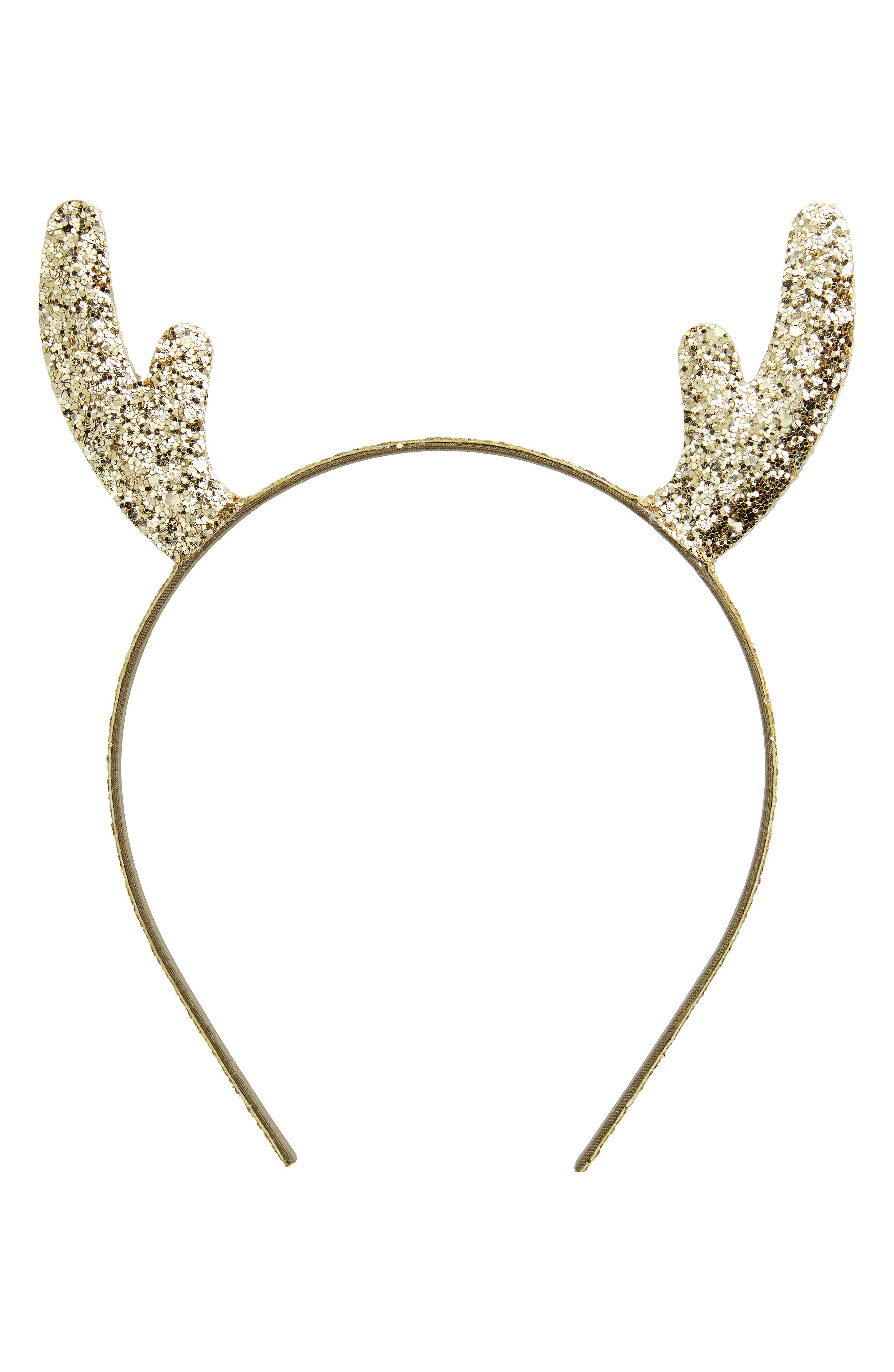 glitter antler headband