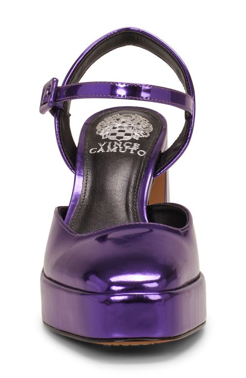 Vince Camuto Martich Ankle Strap Platform Pump In Party Purple