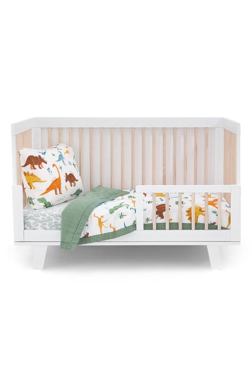 little unicorn Toddler Cotton Muslin Bedding Set in Dino Names at Nordstrom