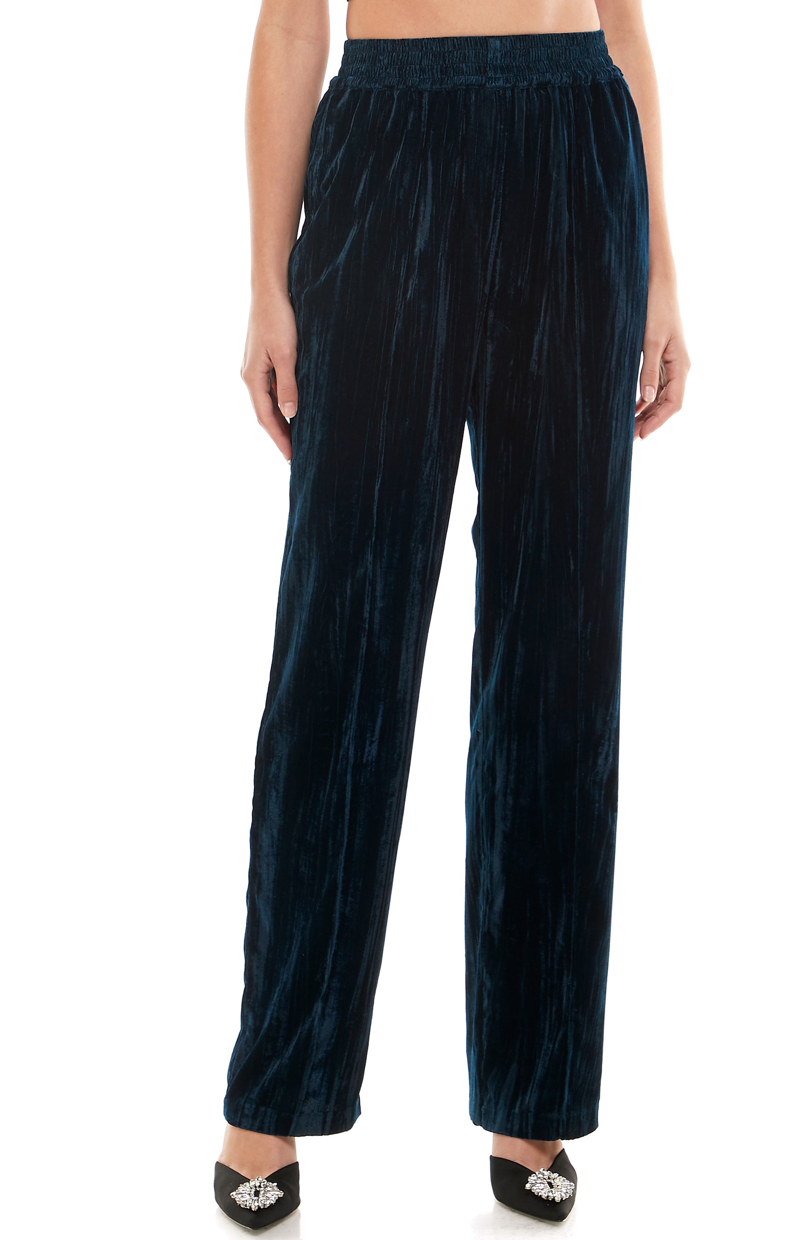 velvet pants women