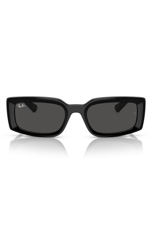 Ray-Ban Kiliane 54mm Pillow Sunglasses in Black /Dark Grey at Nordstrom