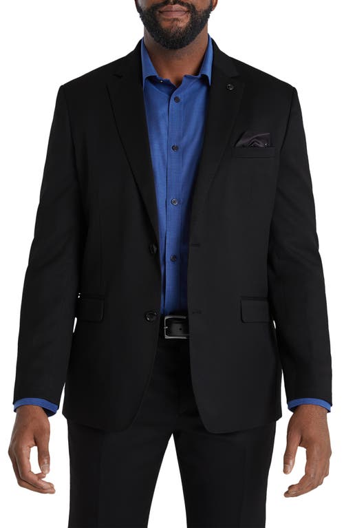 Johnny Bigg Vitori Birdseye Suit Jacket Black at Nordstrom,