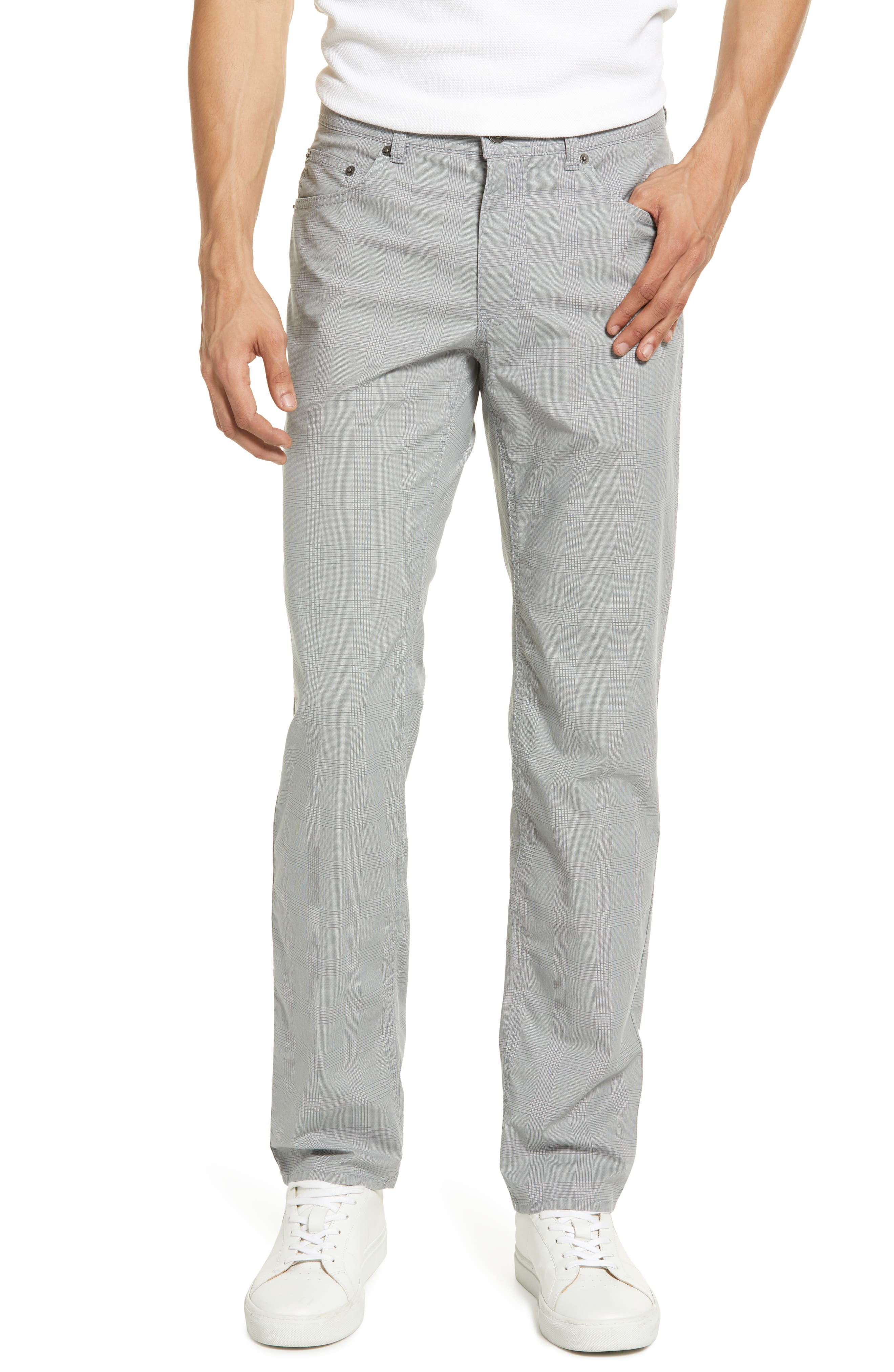 Fashion Trousers Five-Pocket Trousers Brax Five-Pocket Trousers light grey simple style 