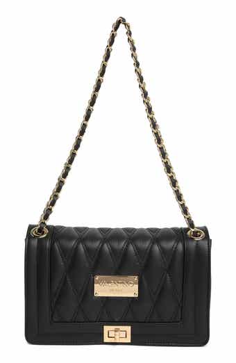 Authentic Mario Valentino Clutch Bag Leather Black