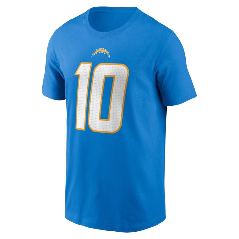 Lids Justin Herbert Los Angeles Chargers Nike Name & Number T-Shirt