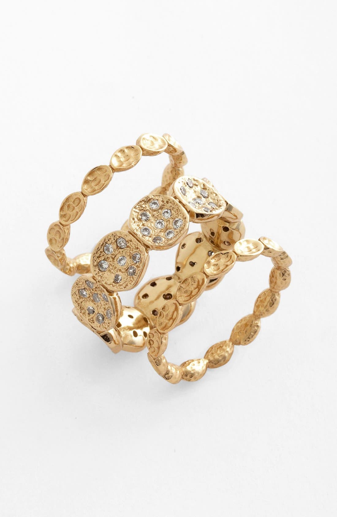 Melinda Maria 'Romeo' Stackable Rings (Set of 3) (Nordstrom Exclusive