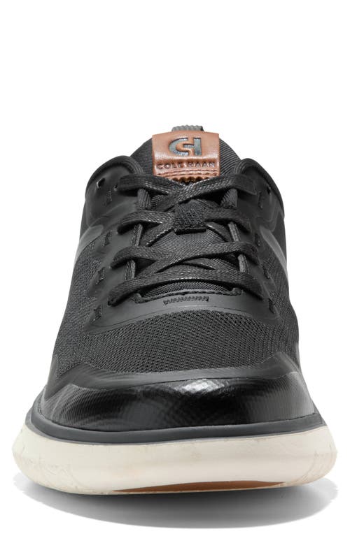 Cole Haan Men's Generation Zerãgrand Stitchlite Lace-up Sneakers In Black/british Tan/ivory
