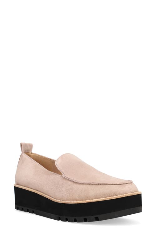 Eileen Fisher Ells Platform Loafer in Earth Suede at Nordstrom, Size 6