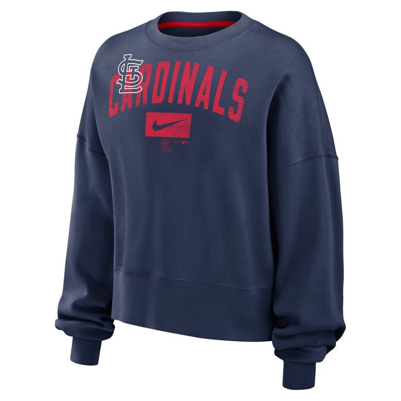 Shop Nike Navy St. Louis Cardinals Pullover Sweatshirt